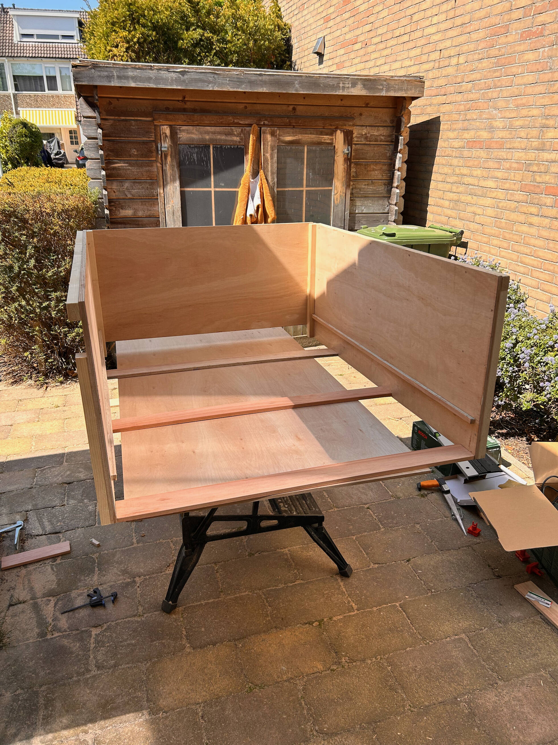 Custom canopy interieur met lades